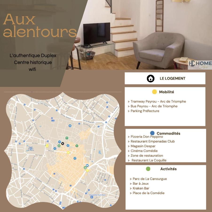 דירות מונפלייה L'Authentique, Duplex, Centre Historique, Wifi מראה חיצוני תמונה